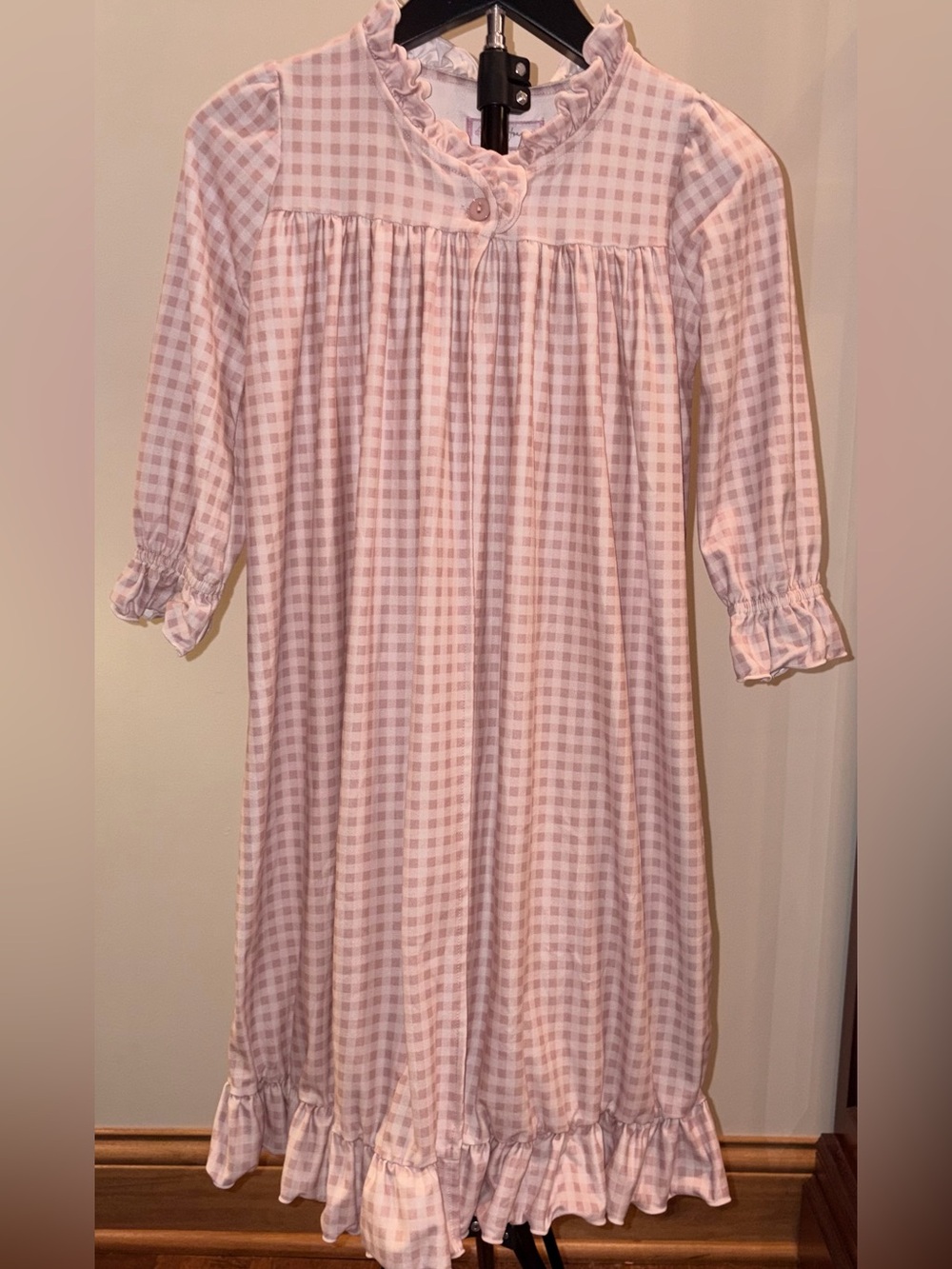 Sweet Honey 3 piece Housecoat and pajama set sz 5 smoke free home